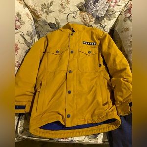 Boys sized small Burton snow jacket. Never worn.